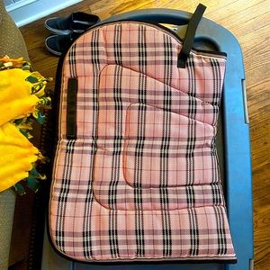 Kensington pink plaid english saddle pad